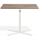 Boost Gas Lift Single Leg Table for Rectangular Tops